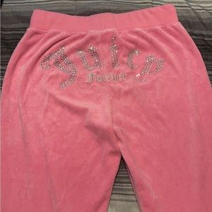 JuicyxForever21 velvet pink sweats Size Large